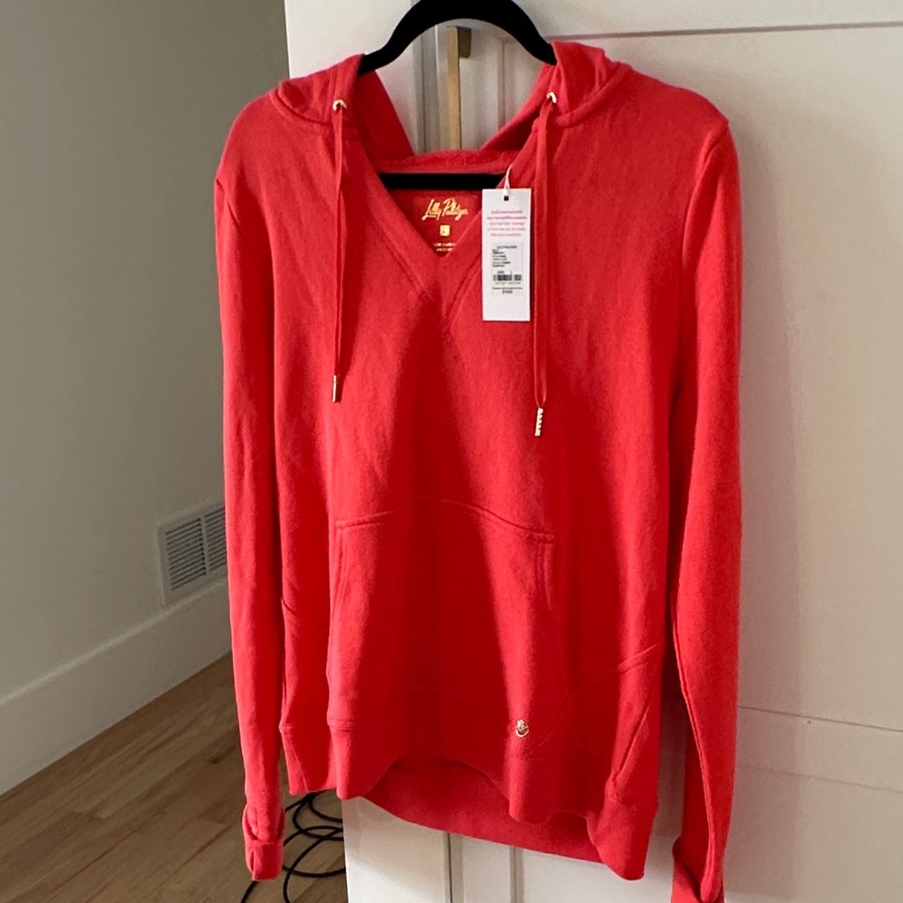 Lilly Pulitzer Vibrant Red Hoodie